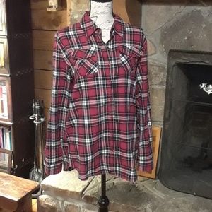 Plaid Flannel shirt by Emma Jeans